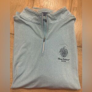 Stitch Golf Men’s Light Blue 1/4 zip | Size L